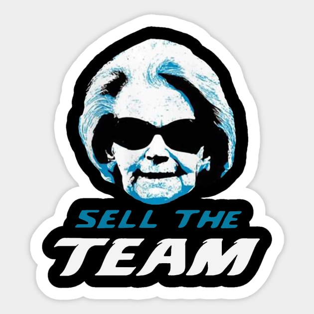 Sell The Team Sticker by puputmawangsari